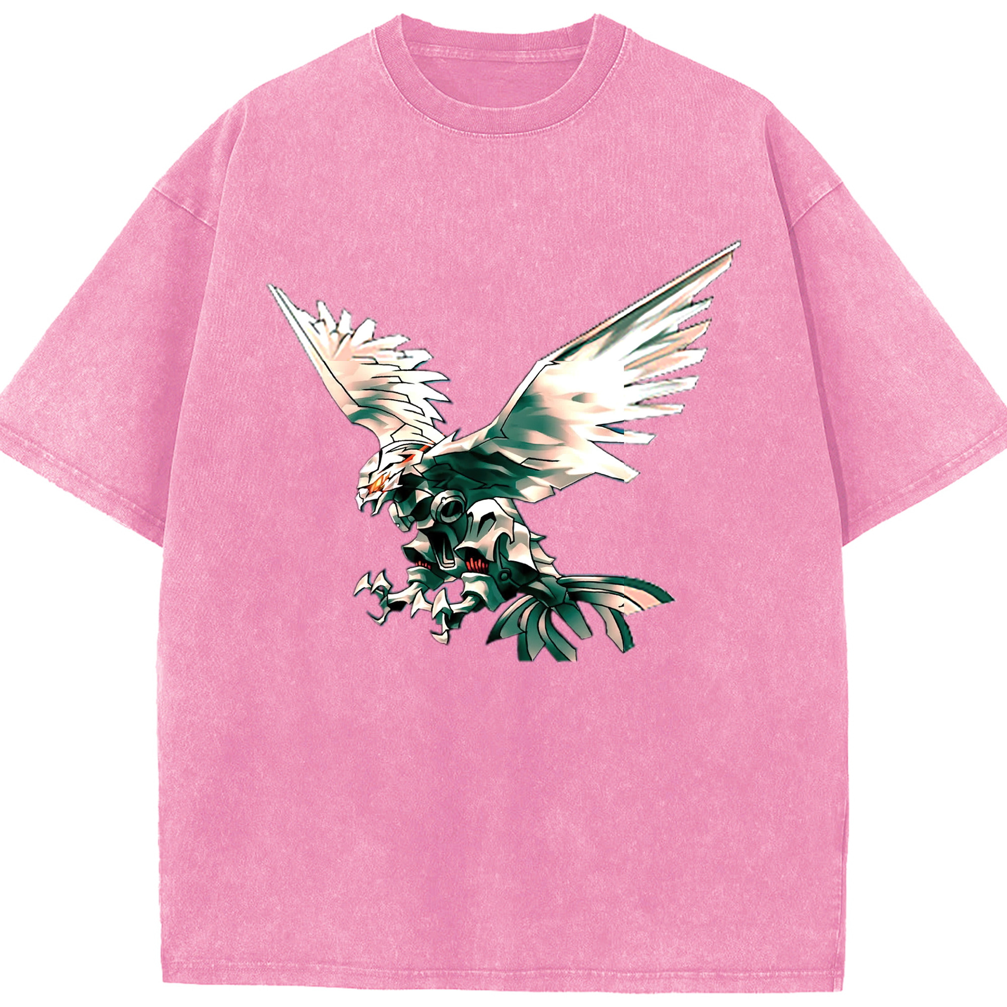 （画像用） 遊☆戯☆王 Yu-Gi-Oh! 綿100% ヴィンテージ風 半袖Tシャツ（フロントプリント）